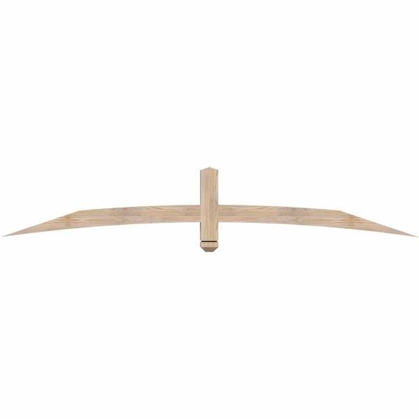 Ekena Millwork Bellingham Smooth Timber Gable Bracket, Douglas Fir, 84"W x 14"H x 3 1/2"D x 3 1/2"F, 4/12 Pitch GBW084X14X0404BEL00SDF - main